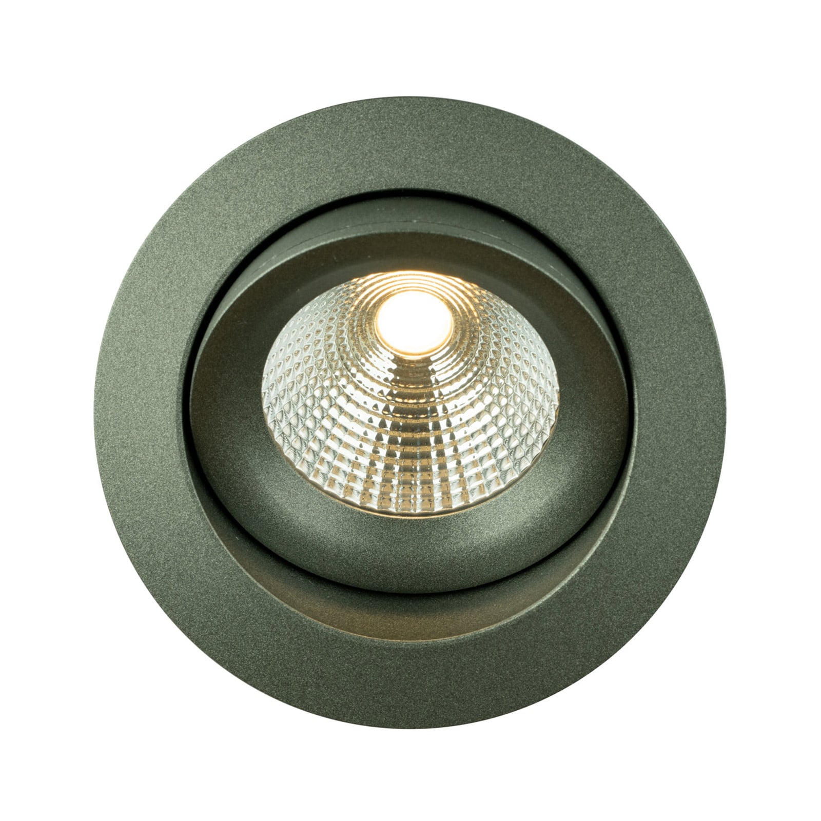 LED innbyggingsspot Green One 360° grønn vinkeljustering