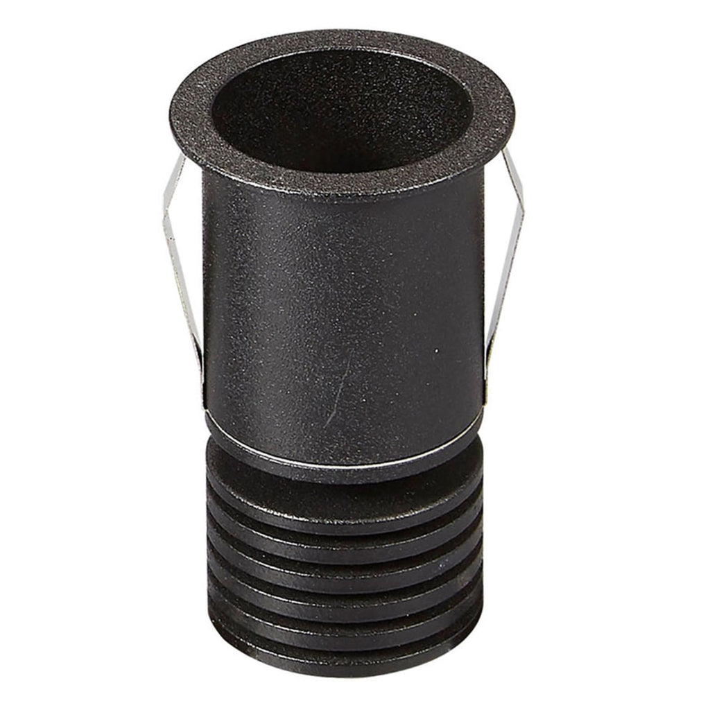 LED innbyggingsspot Guincho svart 3W IP54 Ø4,1 cm forfra