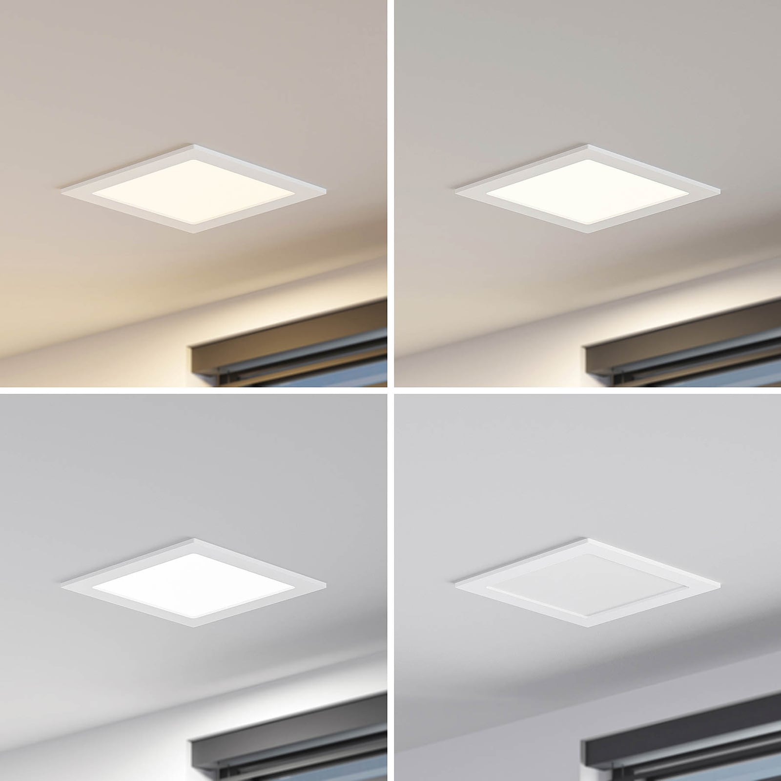 LED innbyggingsspot Helina hvit dimbar CCT lysbilde