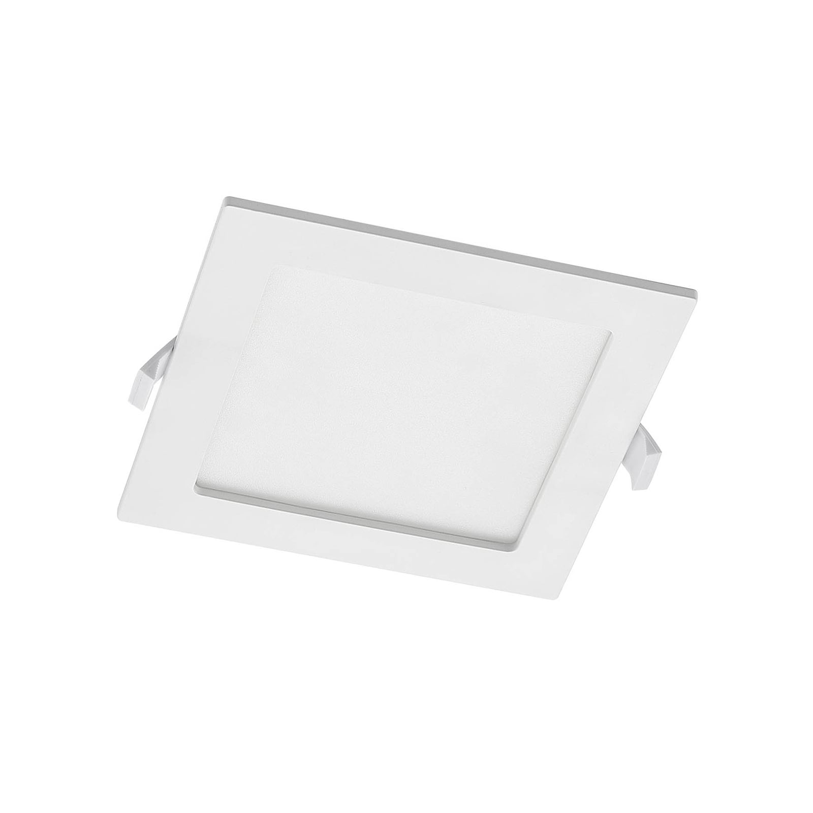 LED innbyggingsspot Helina kvadratisk hvit detalj