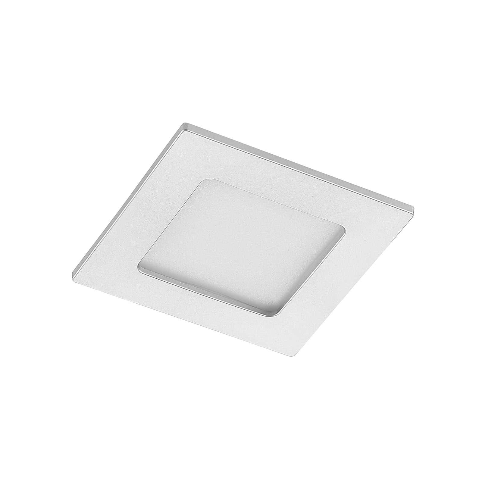 Montert LED innbyggingsspot Helina sølv dimbar CCT IP44 i tak