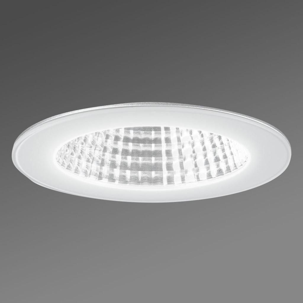 LED innbyggingsspot IDown 13 hvit Ø10 cm 13W IP54 forfra