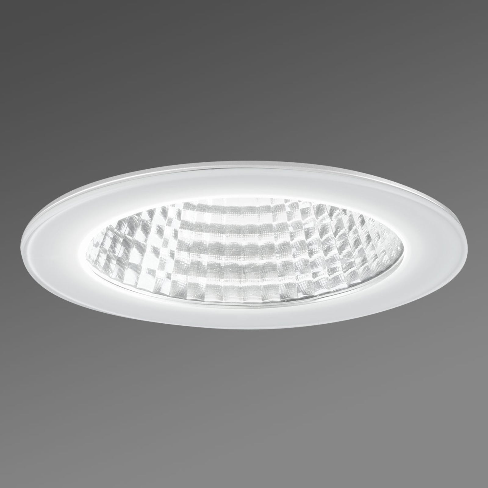 LED innbyggingsspot IDown 26 IP54 hvit forfra