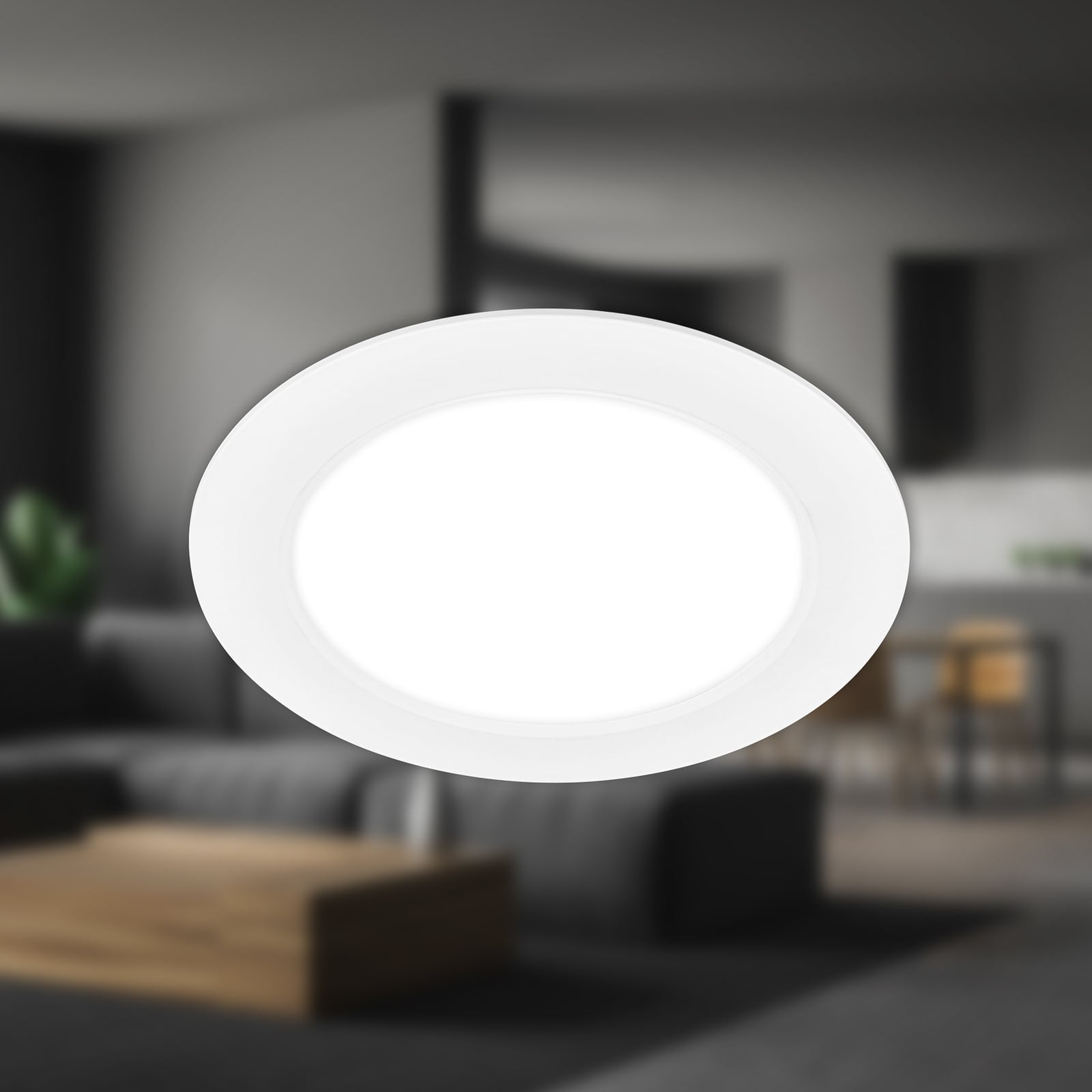 LED innbyggingsspot Jeft hvit Ø17 cm 12W 4000K nærbilde