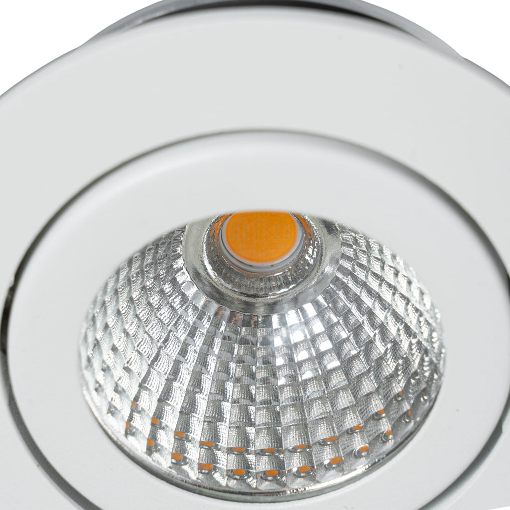 LED innbyggingsspot Jyra hvit dimbar 6W 3000K IP65 monteringsdetalj