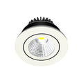 LED innbyggingsspot Jyra hvit IP65 dimbar 6W 4000K Arcchio forfra
