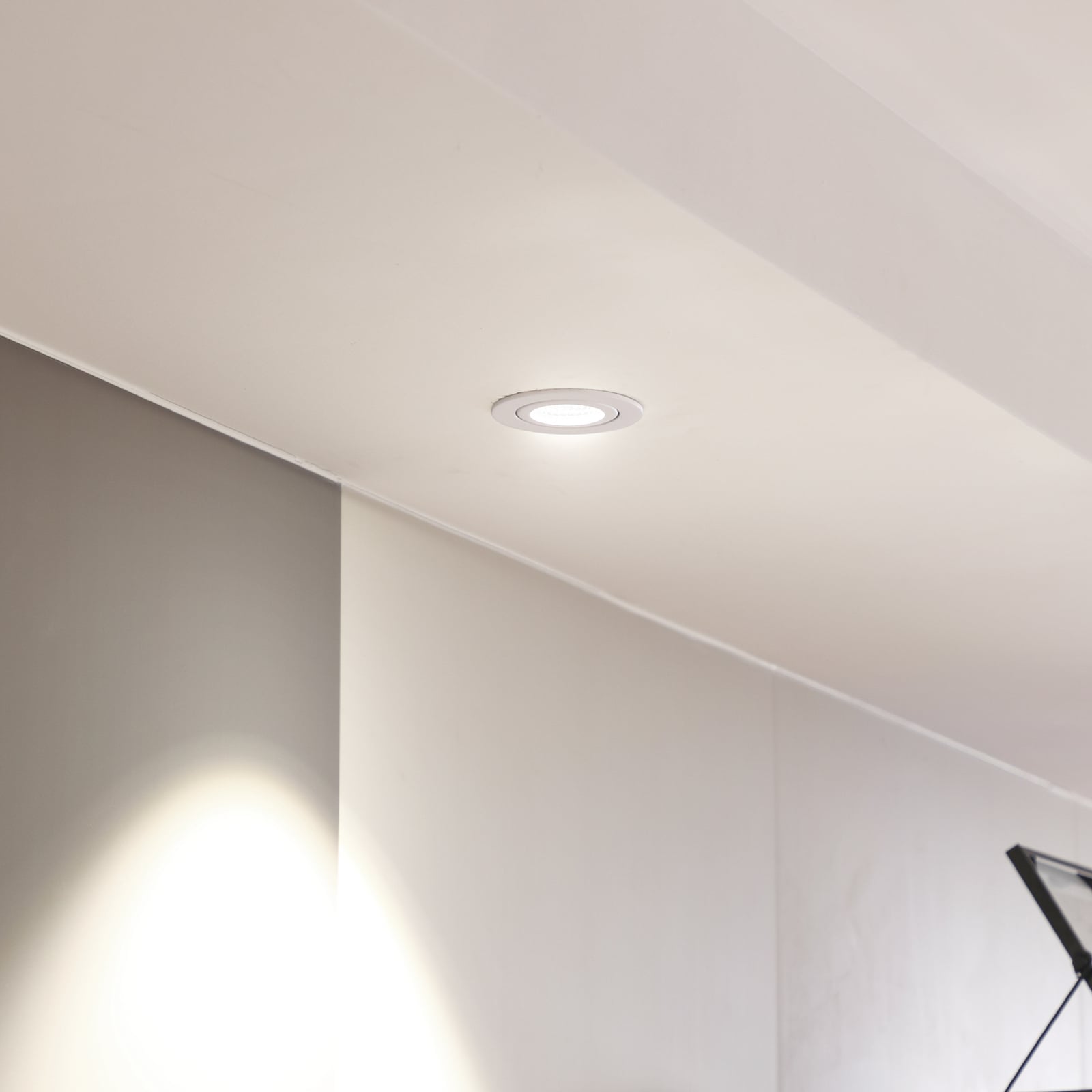 LED innbyggingsspot Jyra hvit IP65 dimbar 6W 4000K Arcchio bakside
