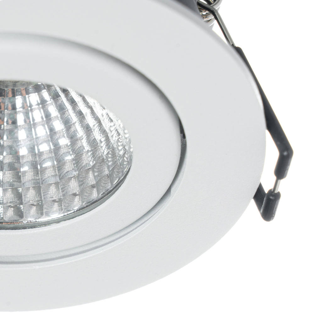 LED innbyggingsspot Jyra hvit IP65 dimbar 6W 4000K Arcchio lysdetalj