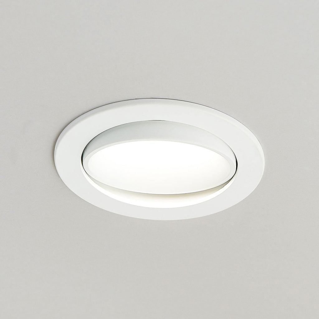 LED innbyggingsspot Katerin dimbar svingbar 10-pack IP44 nærbilde av lampehus
