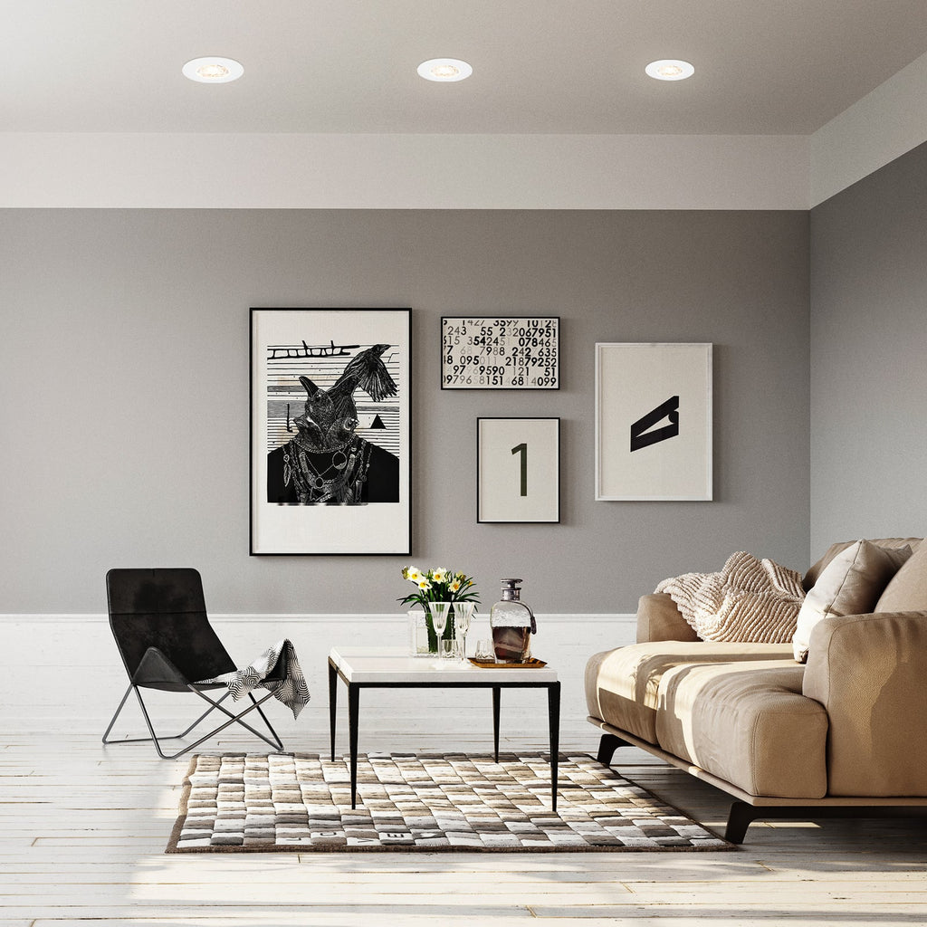Detaljbilde av LED innbyggingsspot Kulana Mini 3-pack hvit IP44 3W