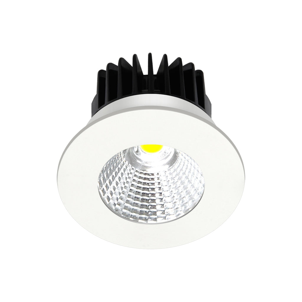 LED innbyggingsspot Lirin dimbar IP65 Ø7,9 cm 6W 2700K forfra