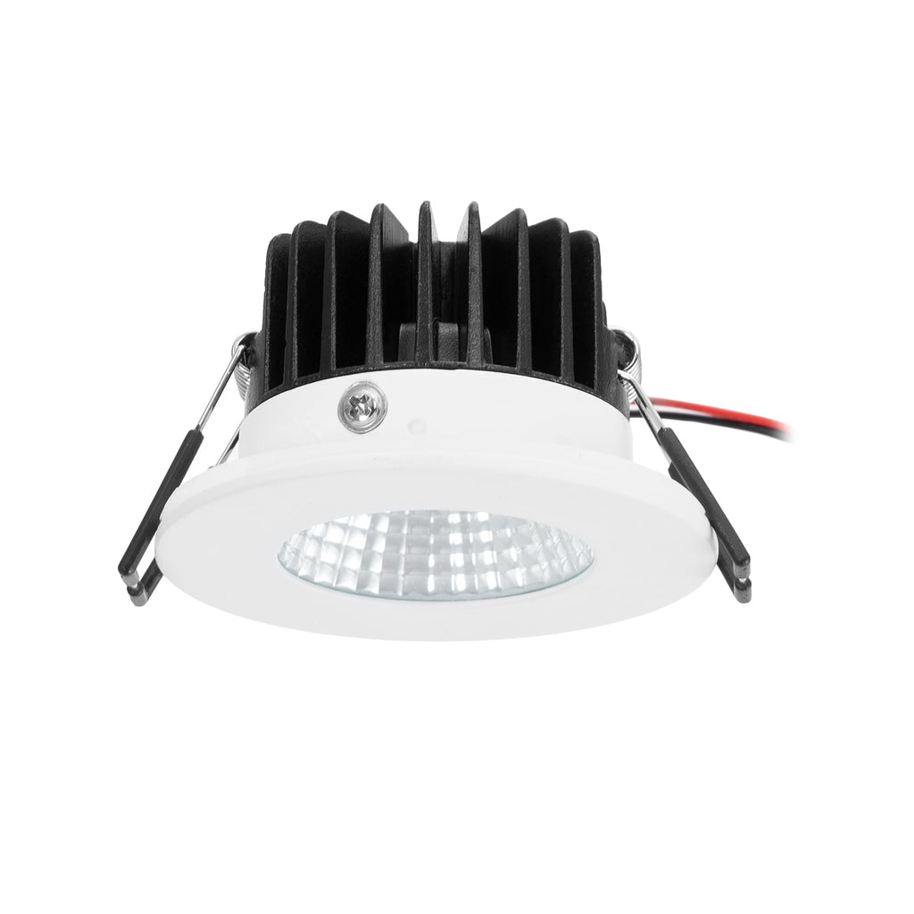 LED innbyggingsspot Lirin dimbar IP65 Ø7,9 cm 6W 2700K sideprofil