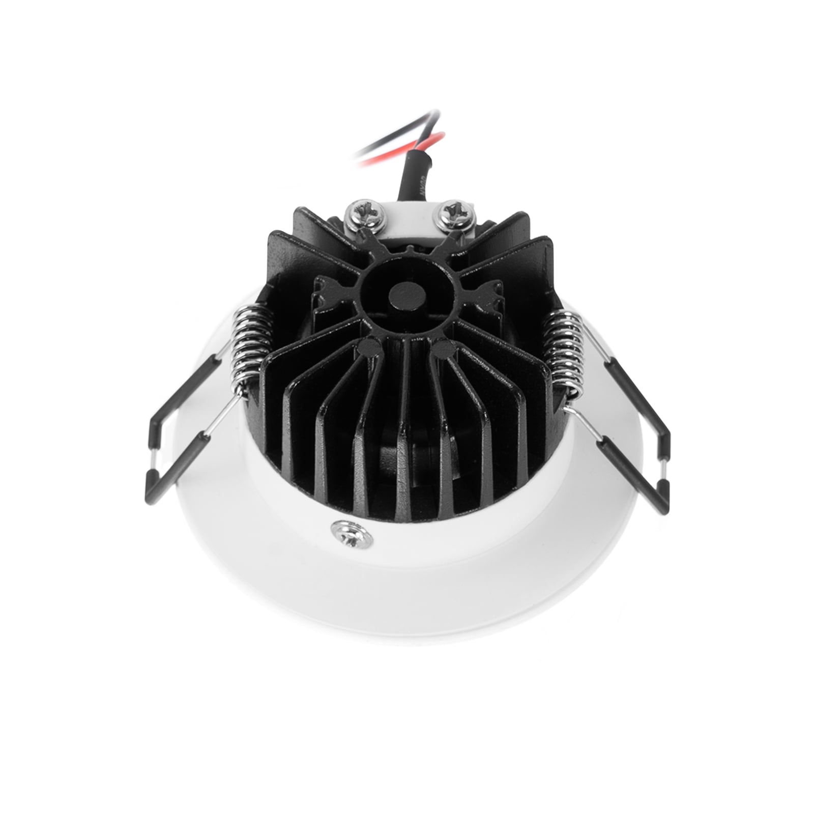 LED innbyggingsspot Lirin dimbar IP65 Ø7,9 cm 6W 2700K lysbilde