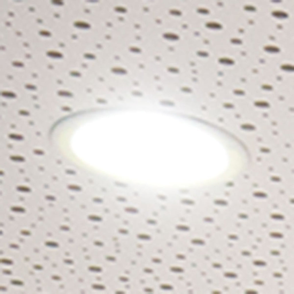LED innbyggingsspot loda rund hvit Ø20 cm 12W 4000K IP44 forfra