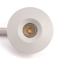 LED innbyggingsspot MiniOne Fixed dimbar IP65 hvit 2700K forfra