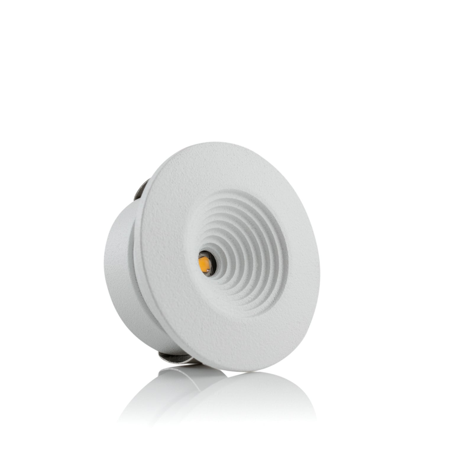 LED innbyggingsspot MiniOne Fixed hvit dimbar IP44 3W detalj