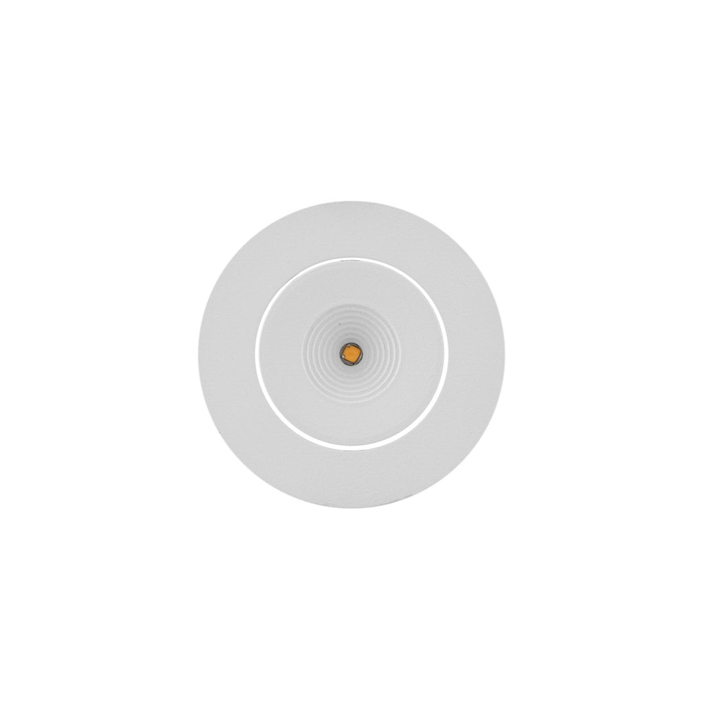 Montert LED innbyggingsspot MiniOne Tilt dimbar hvit i tak