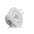 LED innbyggingsspot MiniOne Tilt dimbar hvit IP44 3W forfra
