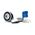 LED innbyggingsspot MULTIsun firkantet krom 8W IP65 dimbar - DOTLUX forfra