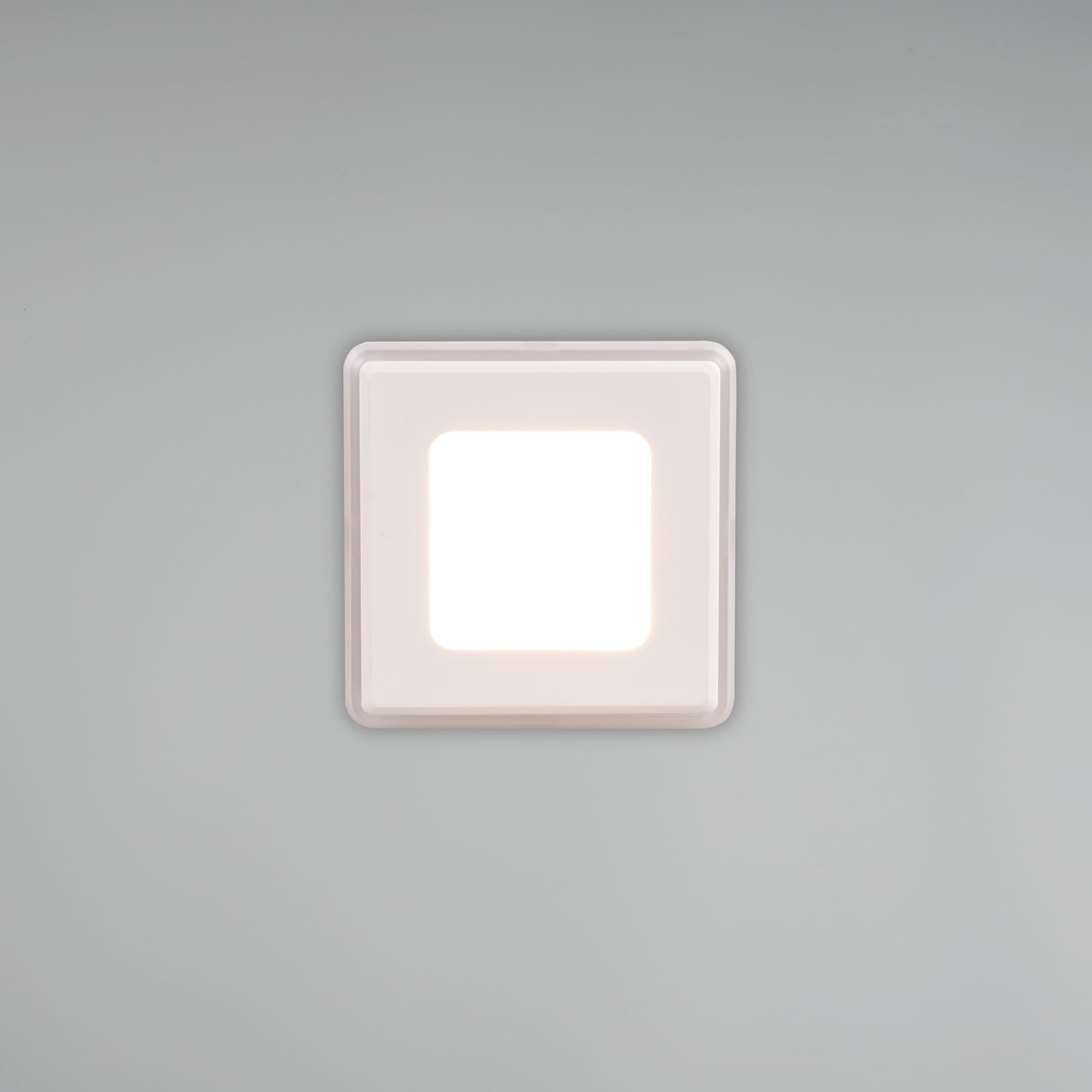 LED innbyggingsspot Nimbus IP44 8,5x8,5 cm 5W varmhvit forfra
