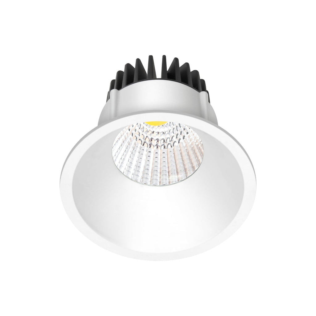 LED innbyggingsspot Niria dimbar hvit Ø8,2 cm foran