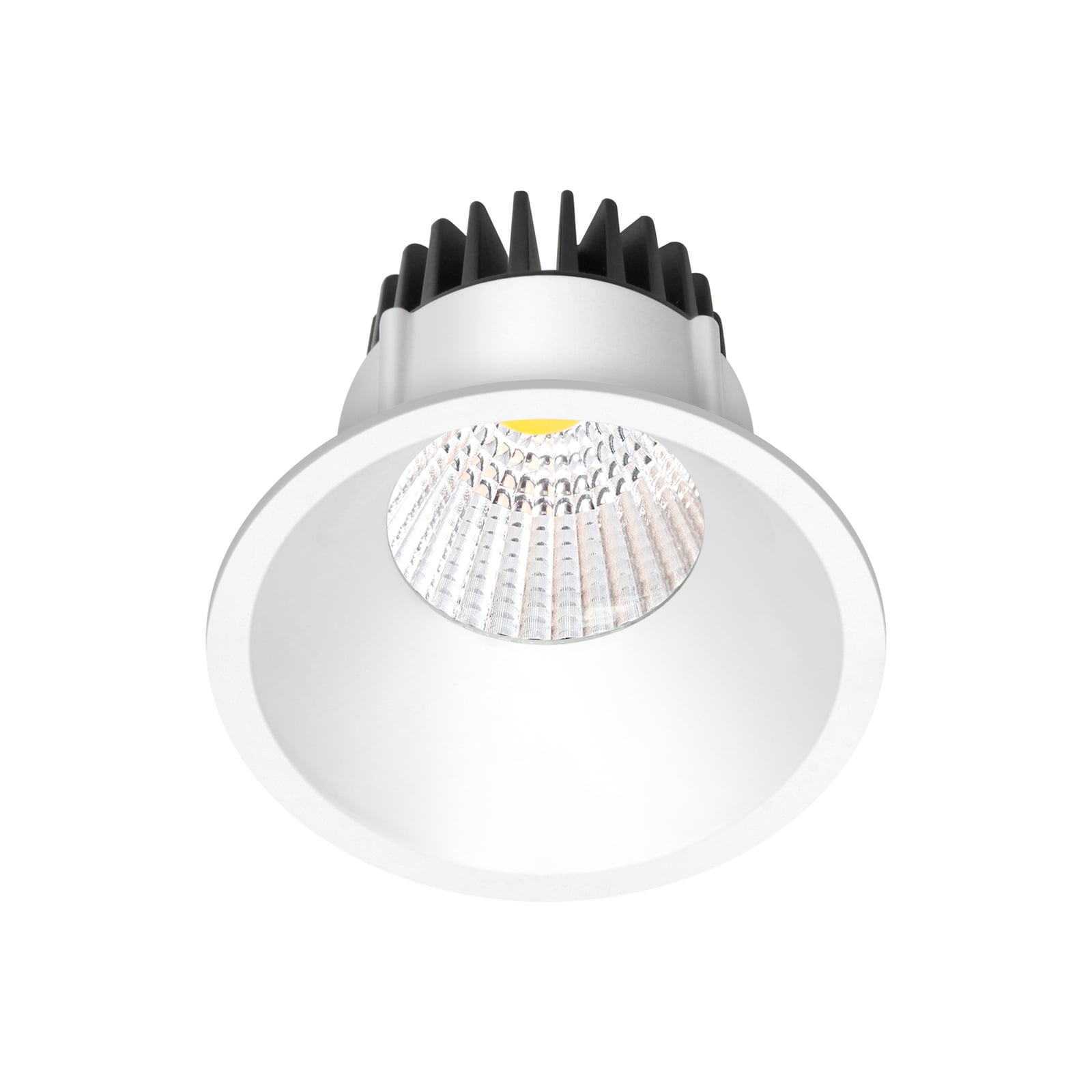 LED innbyggingsspot Niria dimbar hvit Ø8,2 cm foran