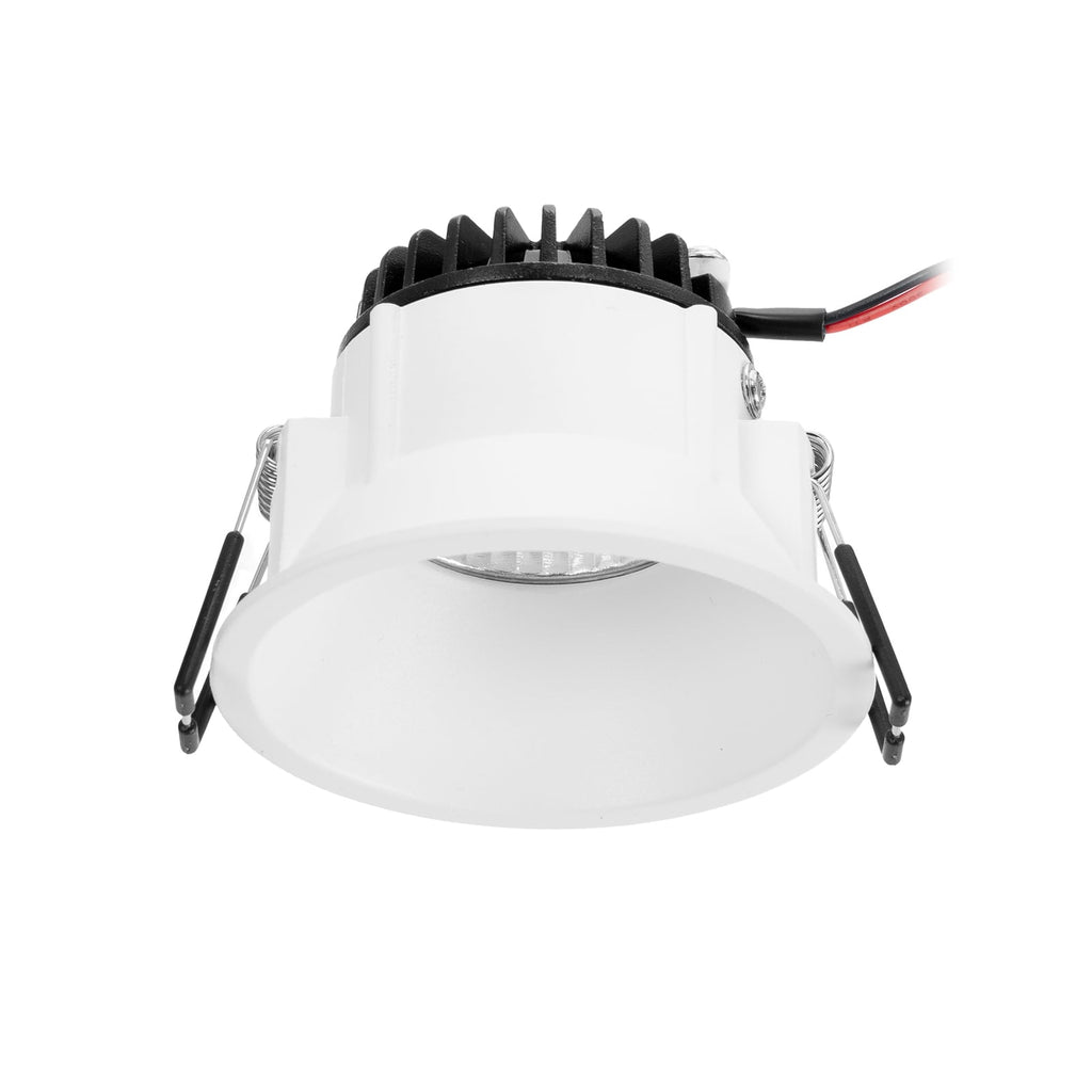 LED innbyggingsspot Niria dimbar hvit Ø8,2 cm 6W 3000K side