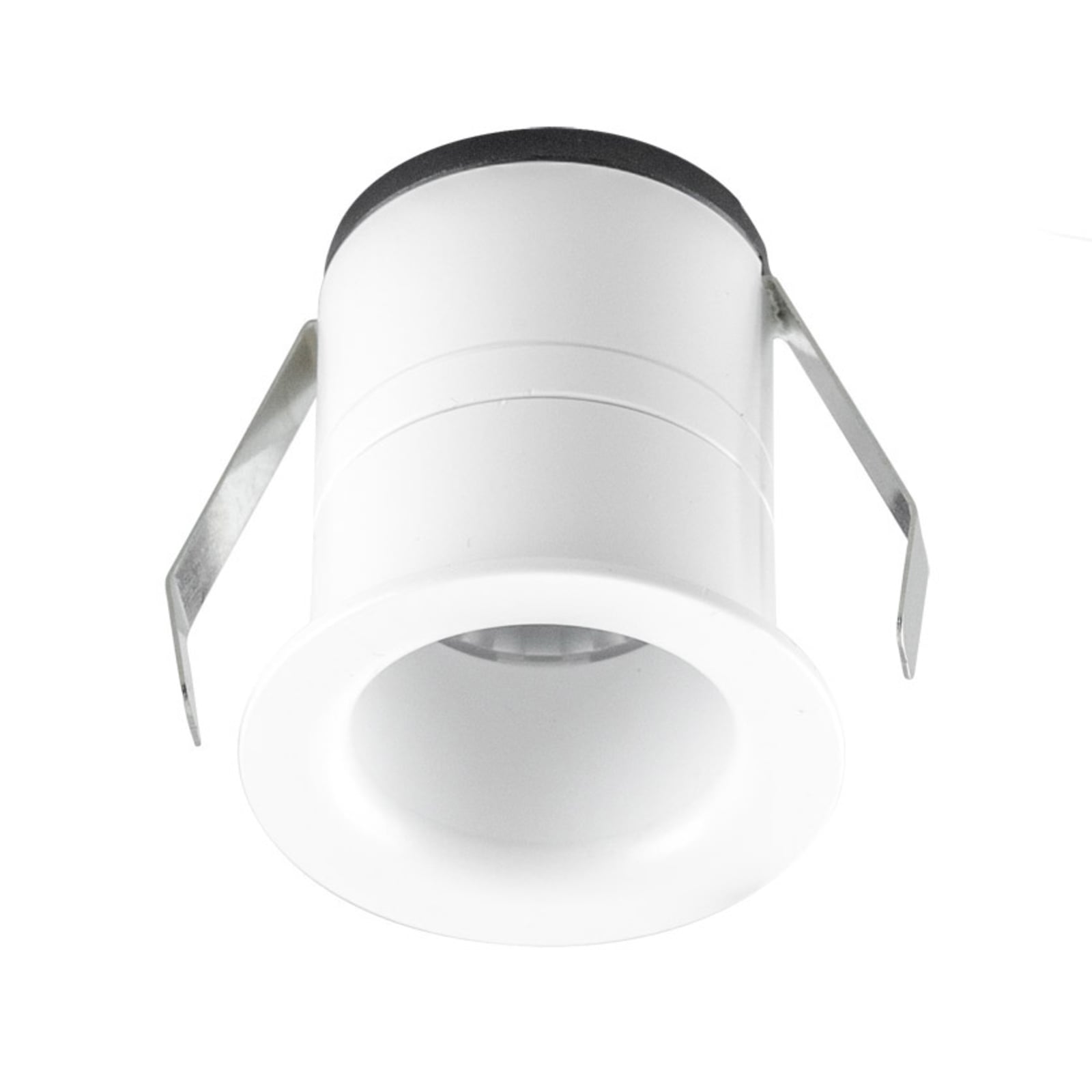 LED innbyggingsspot Noblendo dimbar hvit Ø4,5 cm IP44 fra EVN sett forfra