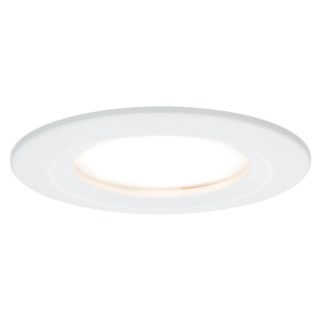 LED innbyggingsspot Nova 3-pack hvit montert