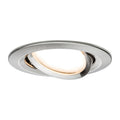 LED innbyggingsspot Nova Coin svingbar dimbar Ø8,4 cm Paulmann forfra