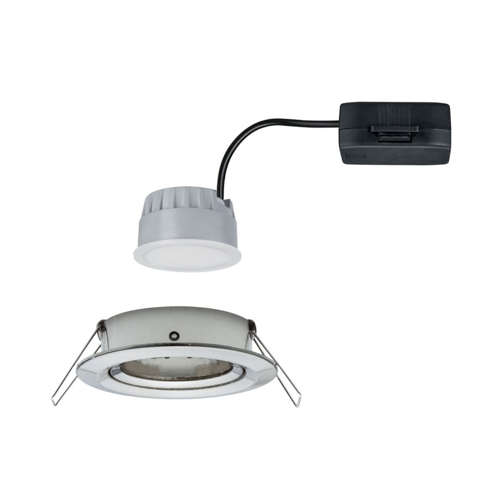 LED innbyggingsspot Nova Coin svingbar dimbar Ø8,4 cm Paulmann montert i tak