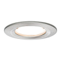 LED innbyggingsspot Nova Coin rund dimbar IP44 Ø7,8 cm forfra