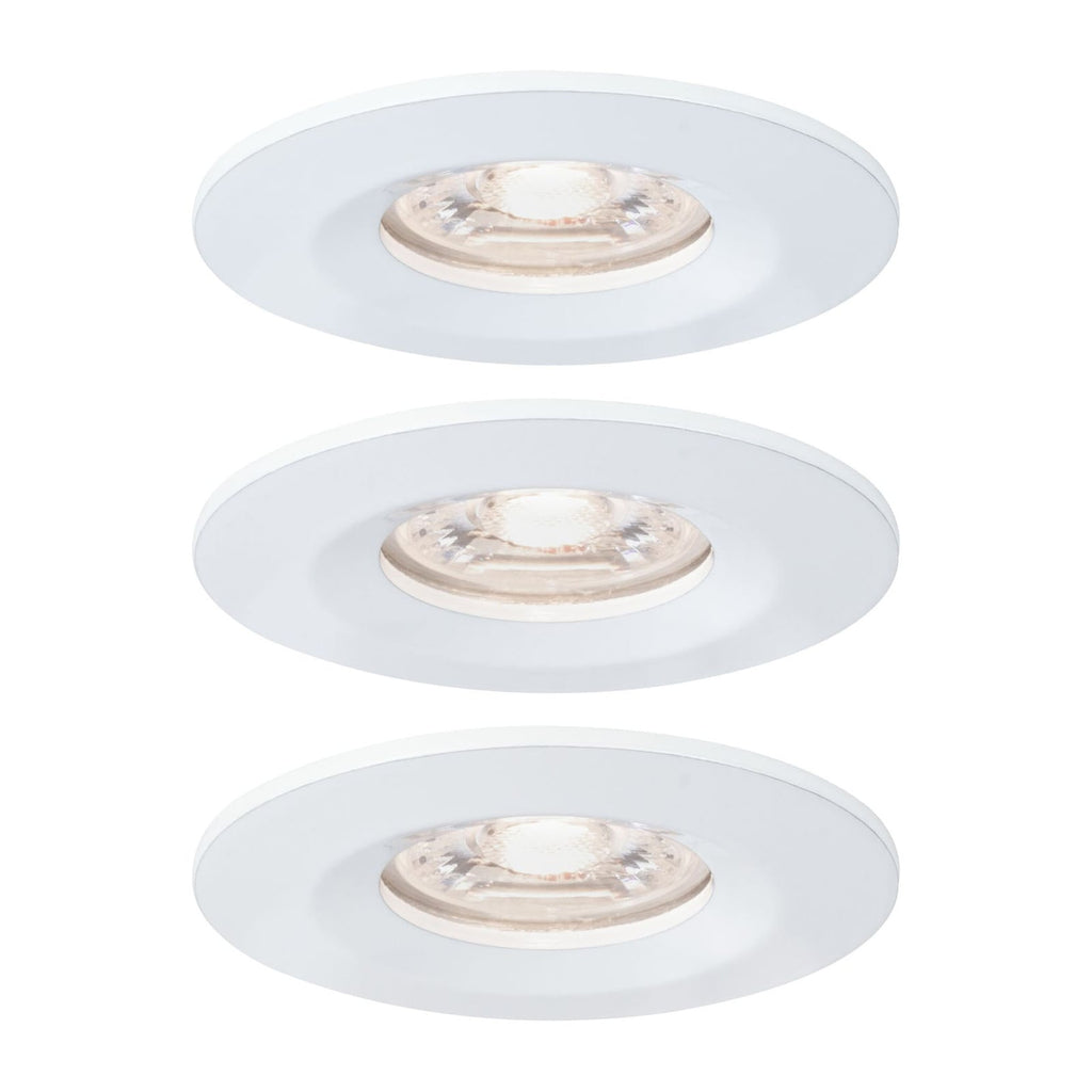 LED innbyggingsspot Nova mini 3-pack bakside og tilkobling