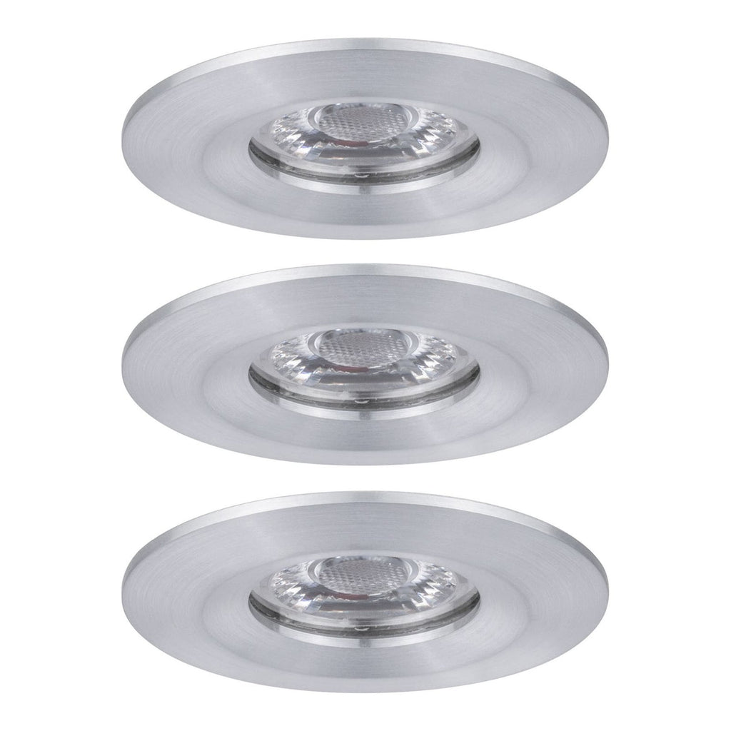 LED innbyggingsspot Nova mini 3-sett aluminium Paulmann bakside