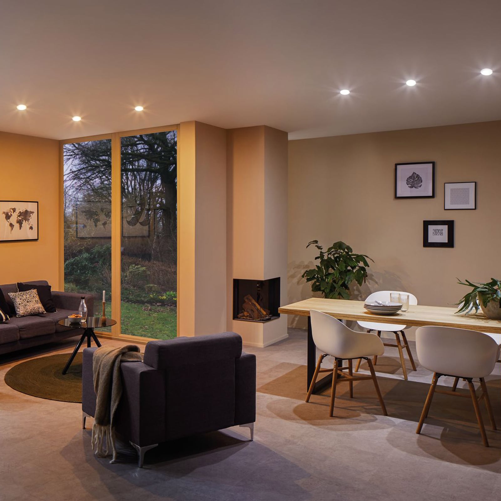 Detalj av LED innbyggingsspot Nova Plus CCT dimbar 3-pk Zigbee