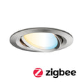 LED innbyggingsspot Nova Plus CCT dimbar Zigbee Ø8,4 cm Paulmann forfra