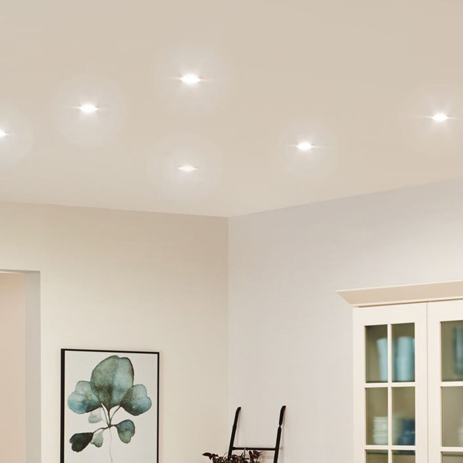 LED innbyggingsspot Nova svingbar aluminium 3-sett bakside