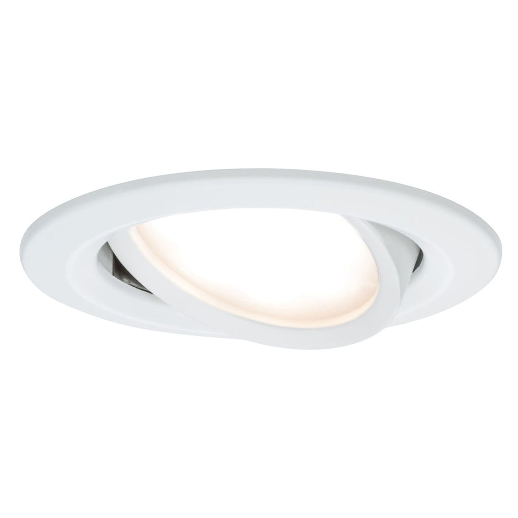 LED innbyggingsspot Nova svingbar aluminium 3-sett nærbilde LED