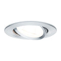 LED innbyggingsspot Nova svingbar dimbar aluminium GU10 - Paulmann forfra