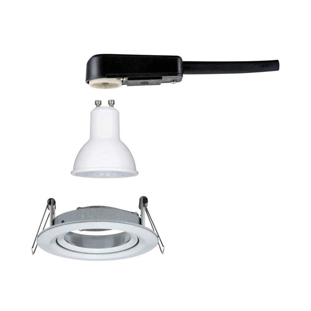 LED innbyggingsspot Nova svingbar dimbar aluminium GU10 - Paulmann montert i tak