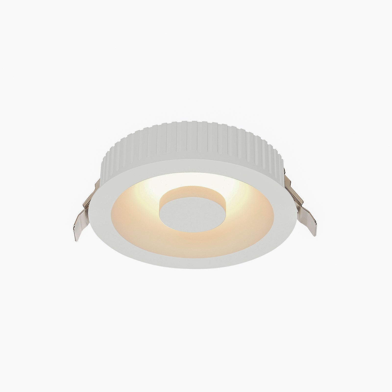LED innbyggingsspot Occuldas 14 dimbar hvit forfra
