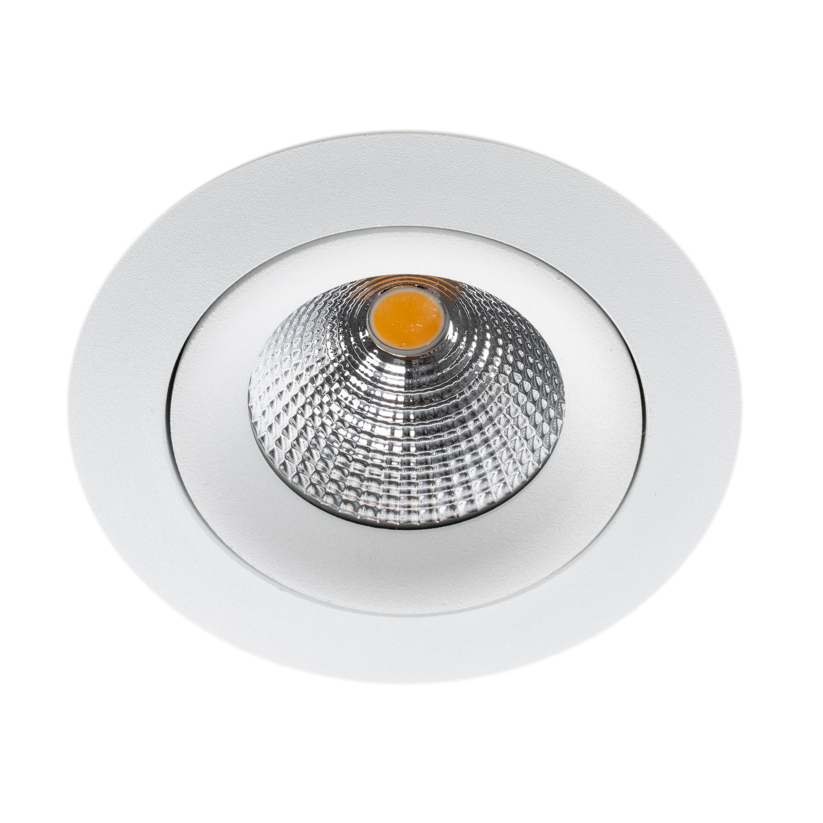 LED innbyggingsspot One 360° SunLike hvit IP44 dimbar Ra98 bakside