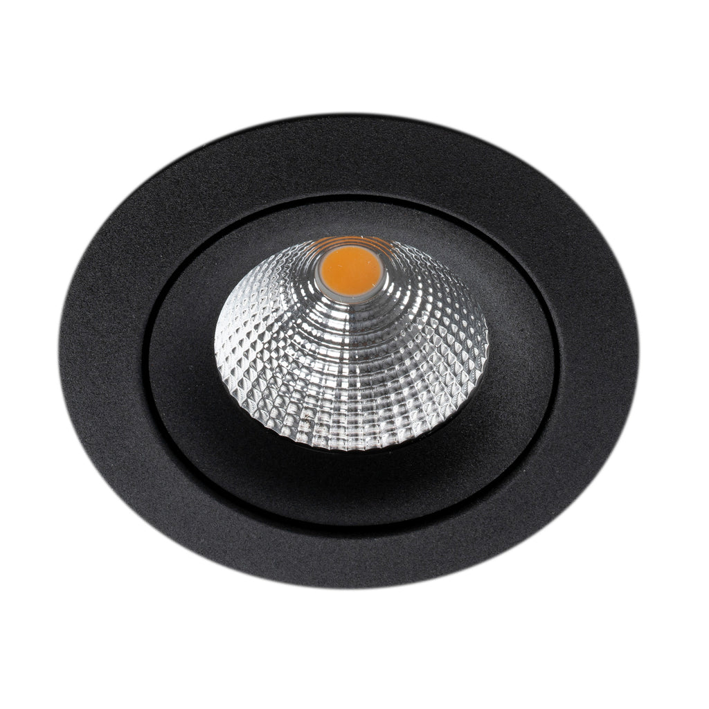 LED innbyggingsspot One 360° SunLike svart bakside