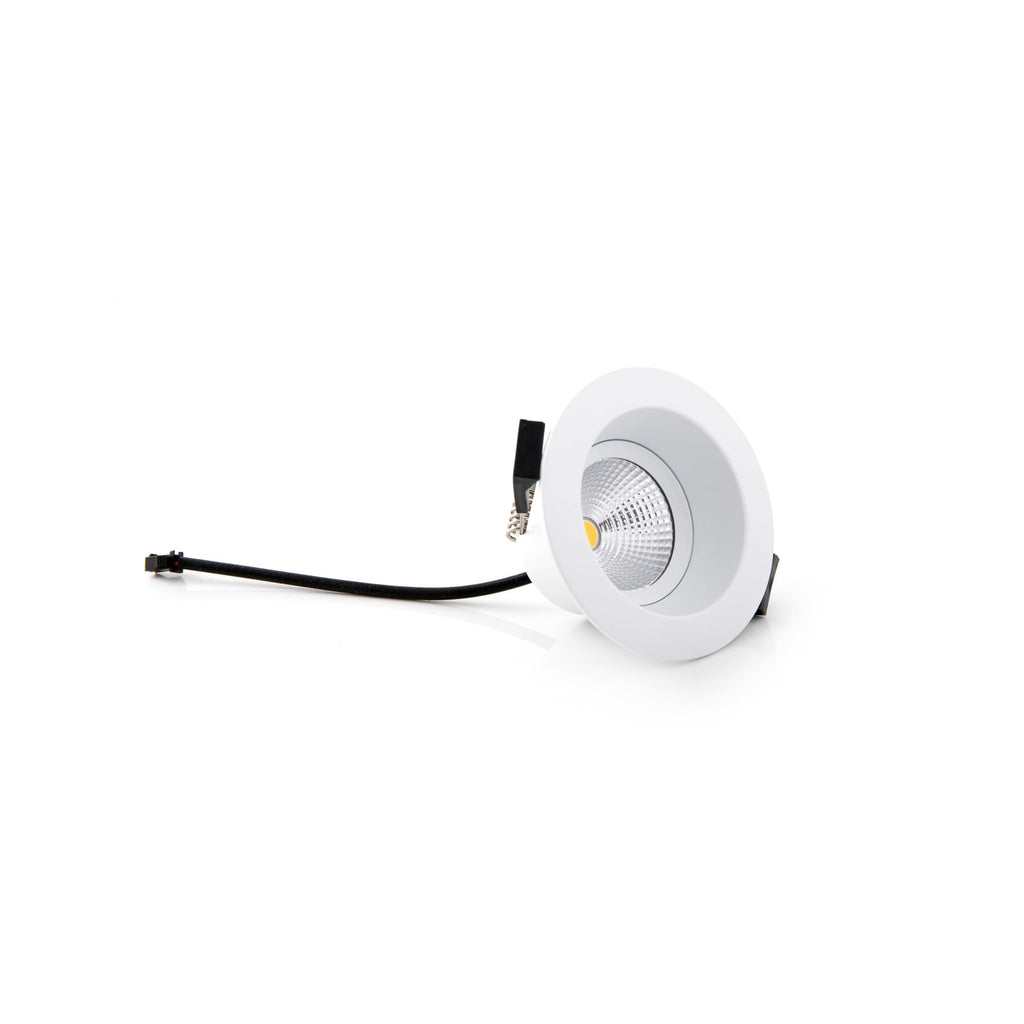 LED innbyggingsspot One Soft detalj av ramme og lyskilde