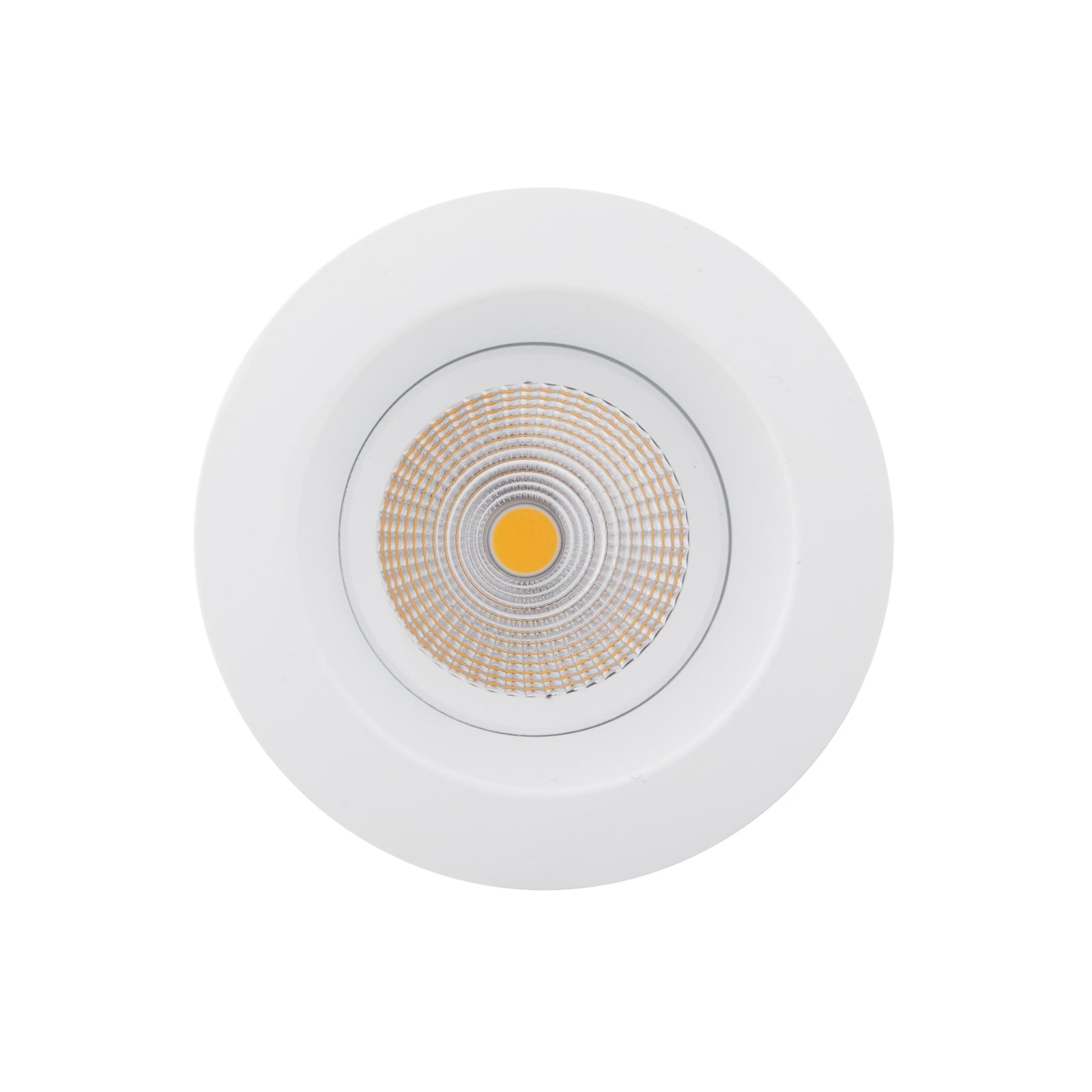 LED innbyggingsspot One Soft dim-to-warm hvit IP44 6W forfra