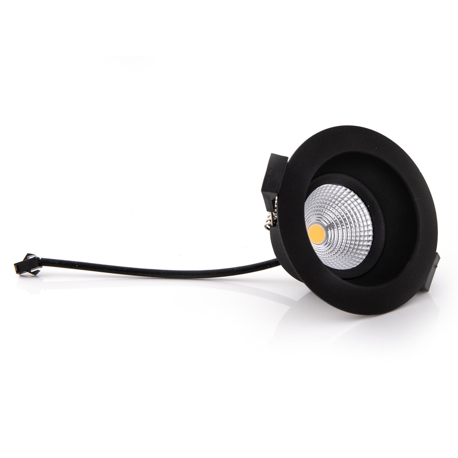 LED innbyggingsspot One Soft dimbar svart bakside
