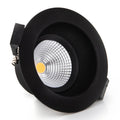 LED innbyggingsspot One Soft svart front