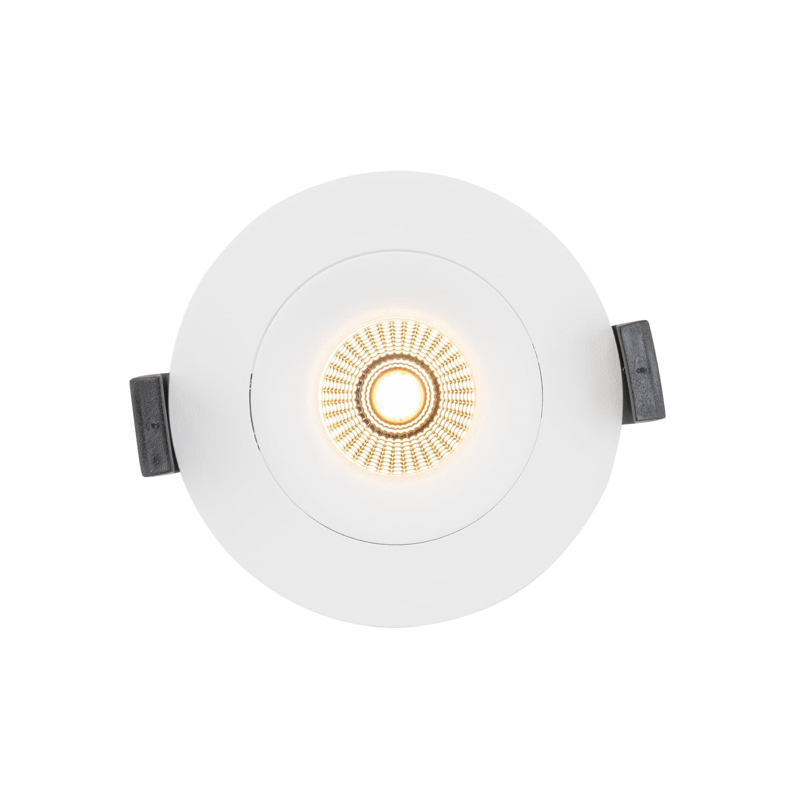 LED innbyggingsspot OnePro dimbar hvit IP44 10W 4000K forside
