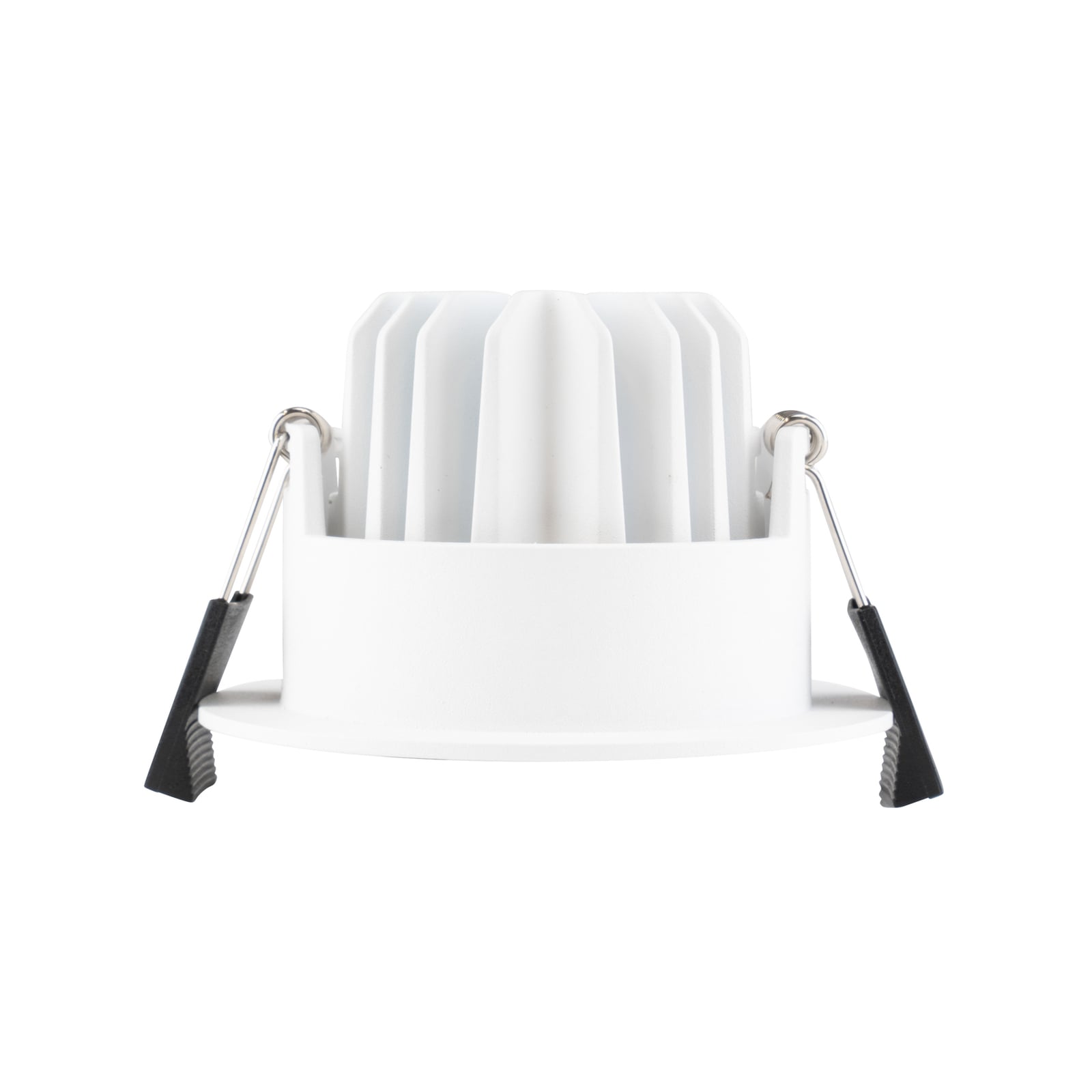 LED innbyggingsspot OnePro dimbar hvit IP44 10W 4000K montert i tak