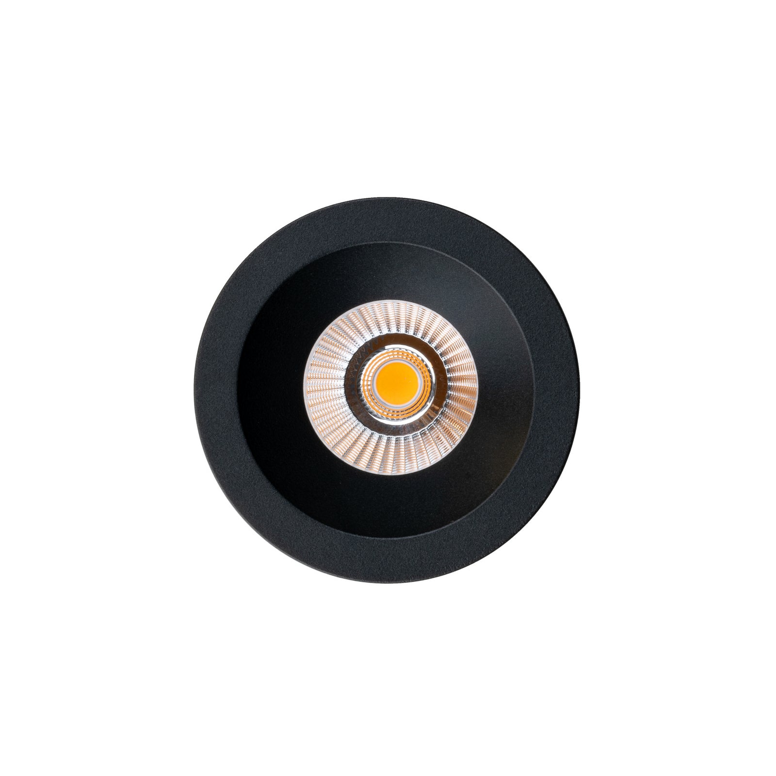 LED innbyggingsspot OnePro Soft svart detalj av lyskilde